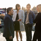 Genevieve Buechner (left), Craig Bierko, Constance Zimmer, Shiri Appleby, and Caitlin FitzGerald (Photo: James Dittiger)